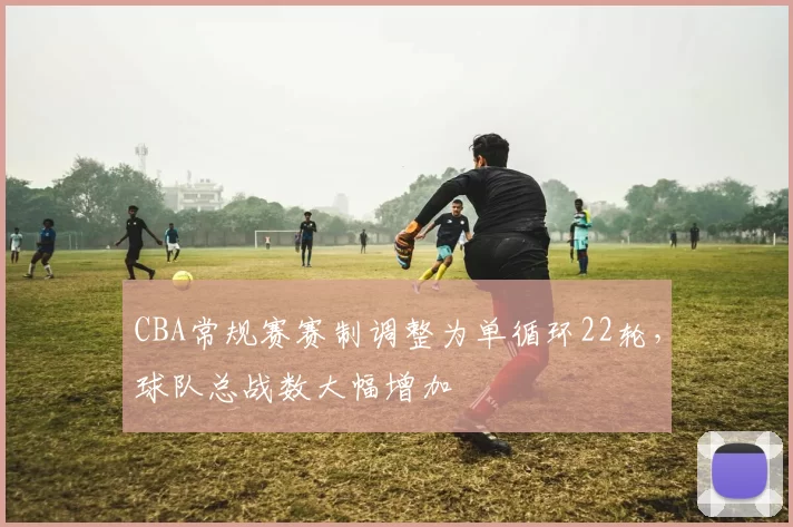 CBA常规赛赛制调整为单循环22轮，球队总战数大幅增加